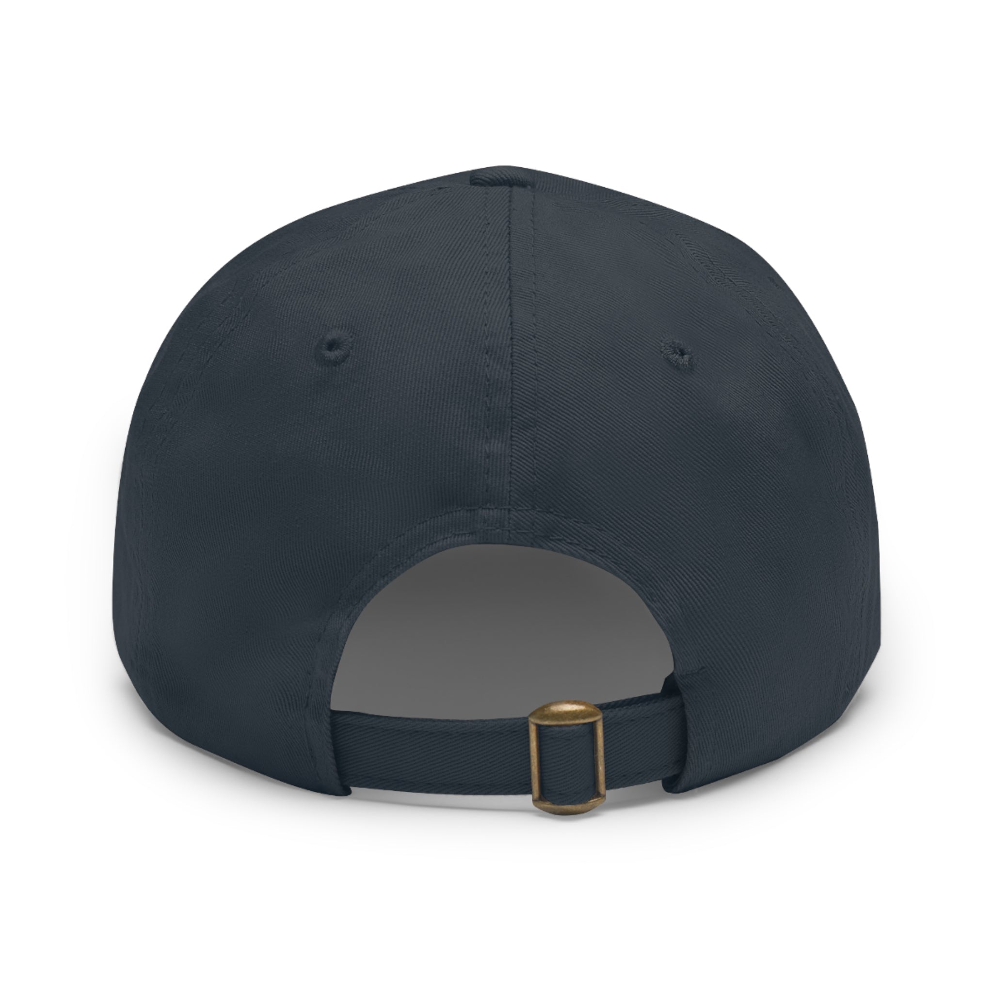 Leather Patch Dad Hat — EST. 1996 Peace Sign