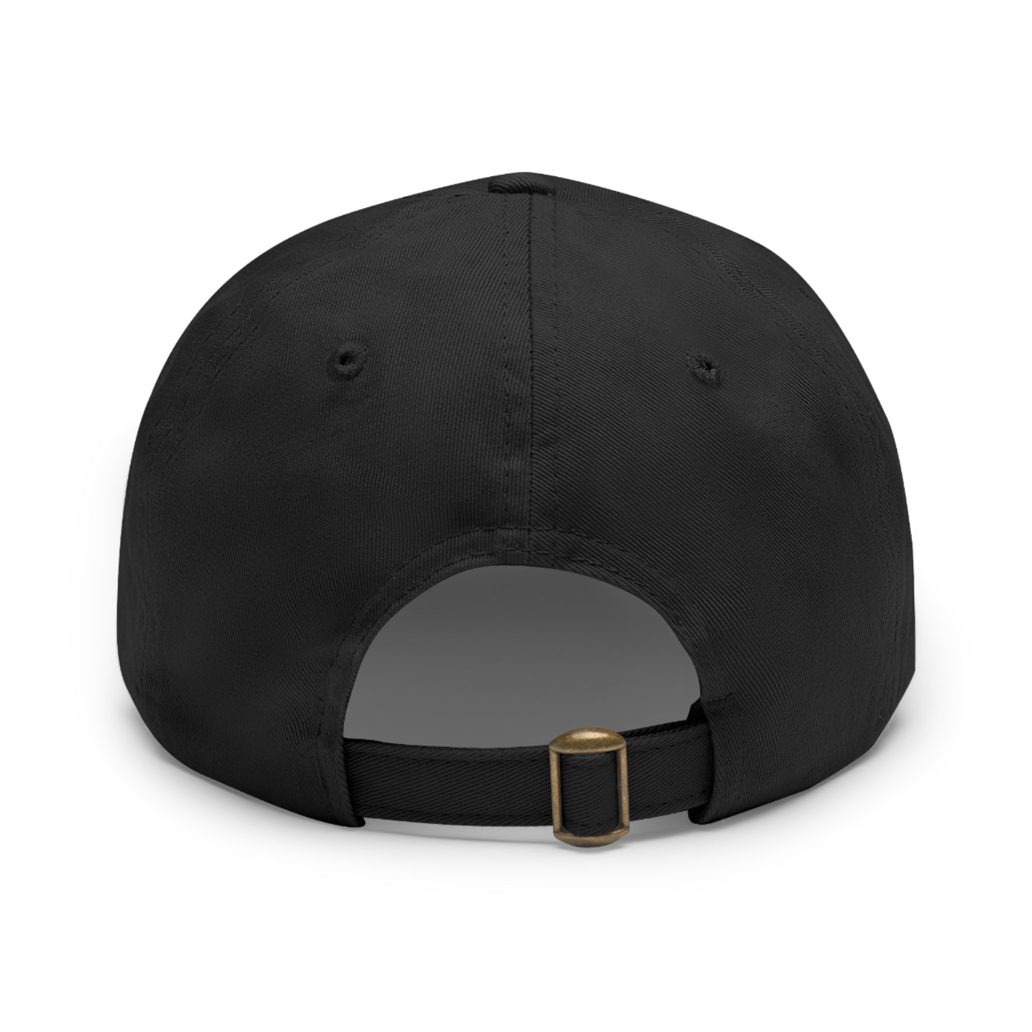 Leather Patch Dad Hat — EST. 1996 Peace Sign